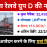 Railway Group D Vacancy